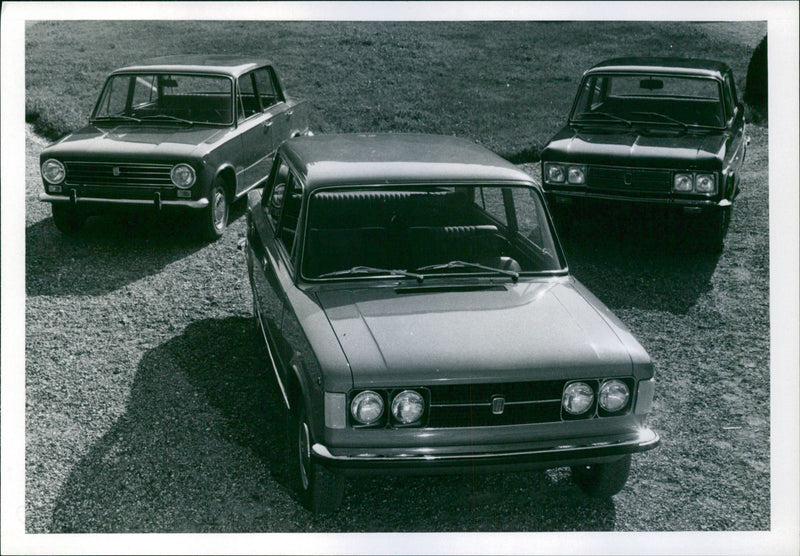 Fiat 124, Fiat 124 TS and Fiat 125 Special - Vintage Photograph