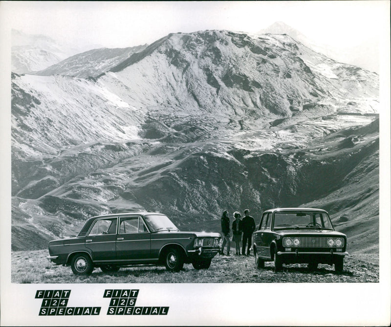 Fiat 124 Special and Fiat 125 Special - Vintage Photograph