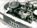 Engine of Audi 80 Quattro - Vintage Photograph