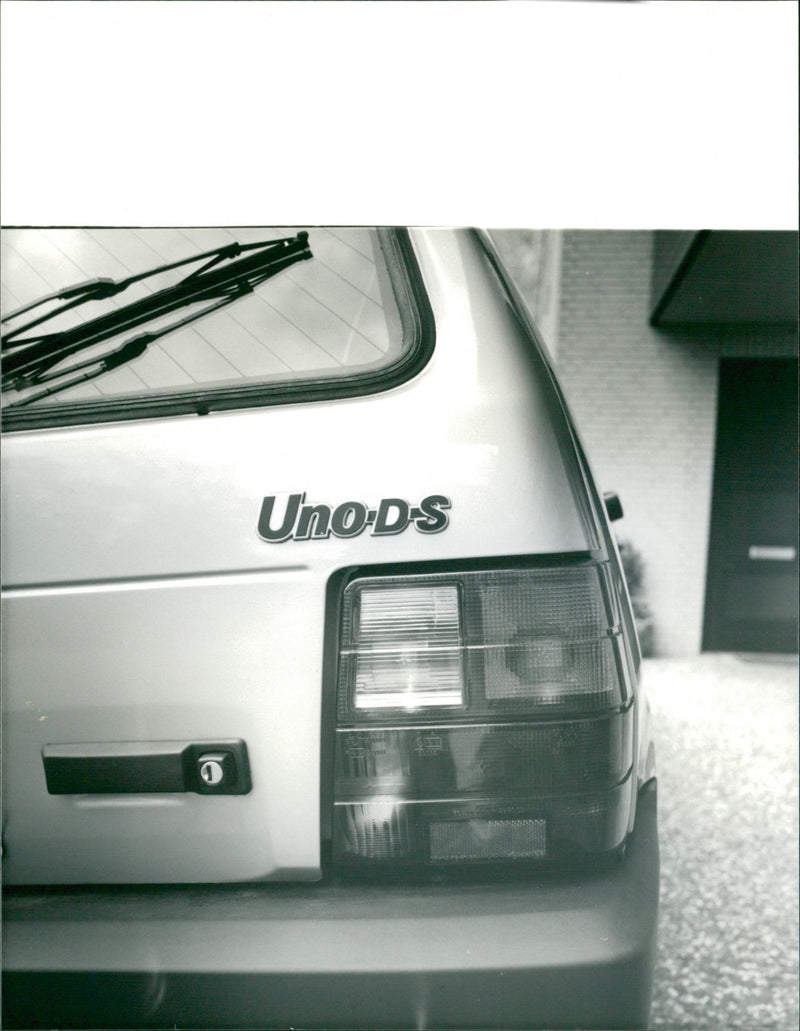 Back Light of Fiat Uno DS - Vintage Photograph