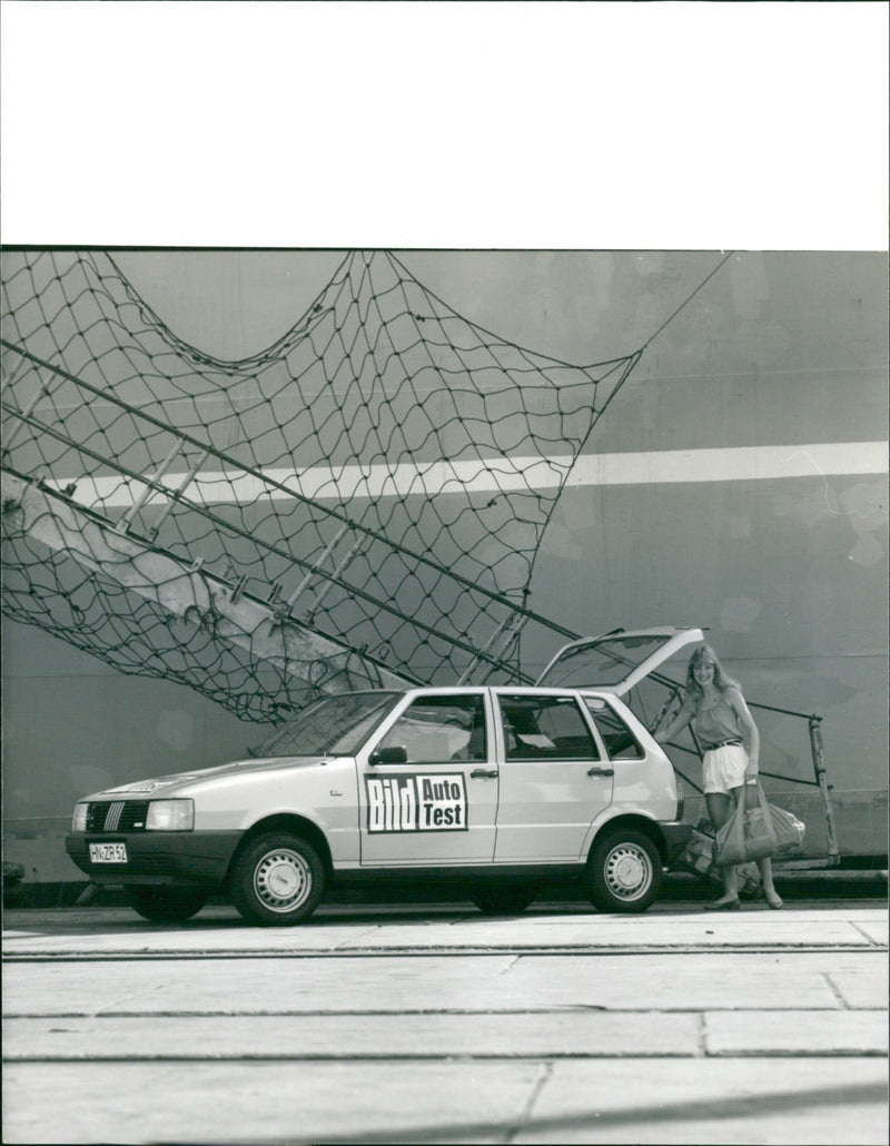Fiat Uno - Vintage Photograph