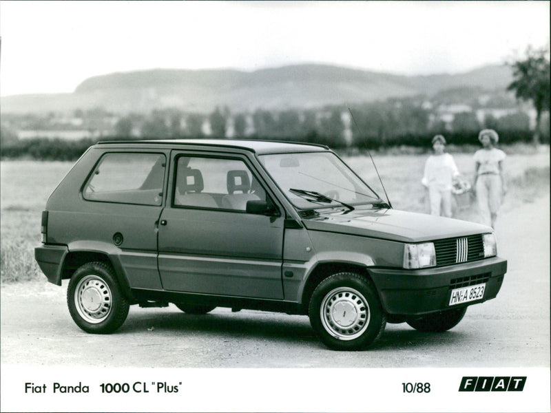 Fiat 'Panda' 1000 CL 'Plus' 1988 - Vintage Photograph