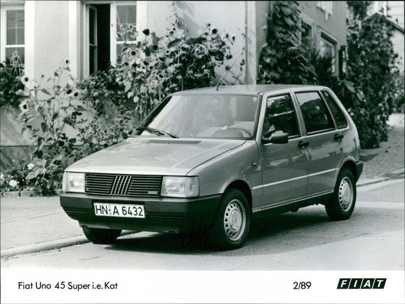 Fiat Uno 45 Super i.e. Kat - Vintage Photograph