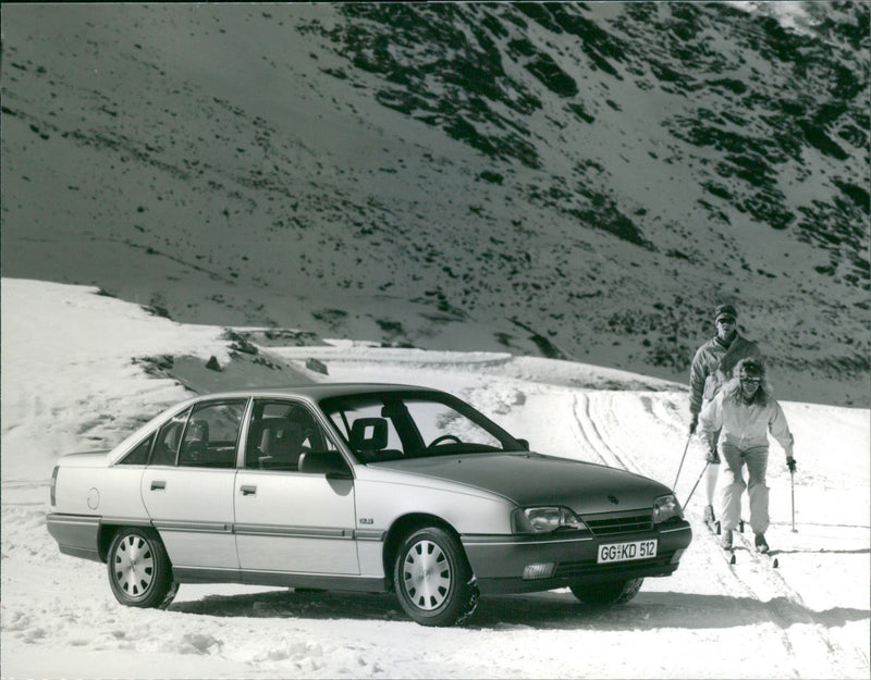 Opel GLS, Model 1987 - Vintage Photograph