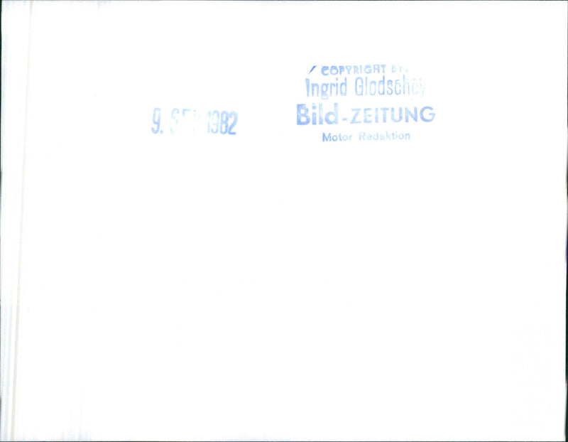 Audi 80 CL Turbo Diesel - Vintage Photograph