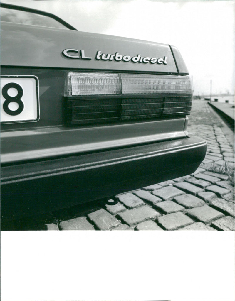 Audi 80 CL Turbo Diesel - Vintage Photograph