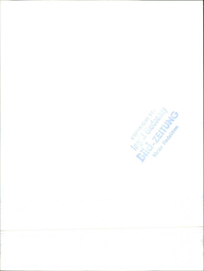 Back View of Audi 200 Turbo 1980 - Vintage Photograph