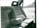 Back Seats of Audi 200 Turbo 1980 - Vintage Photograph