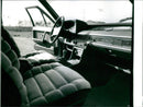 Front Seats and Dashboard of Audi 200 Turbo 1980 - Vintage Photograph