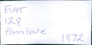 Fiat 128 Familiare - Vintage Photograph