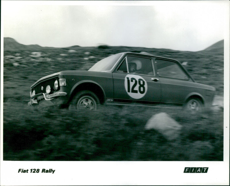 1977 Fiat 128 Rally - Vintage Photograph