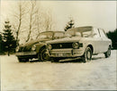 1970 Fiat 128 and Volkswagen Beetle - Vintage Photograph