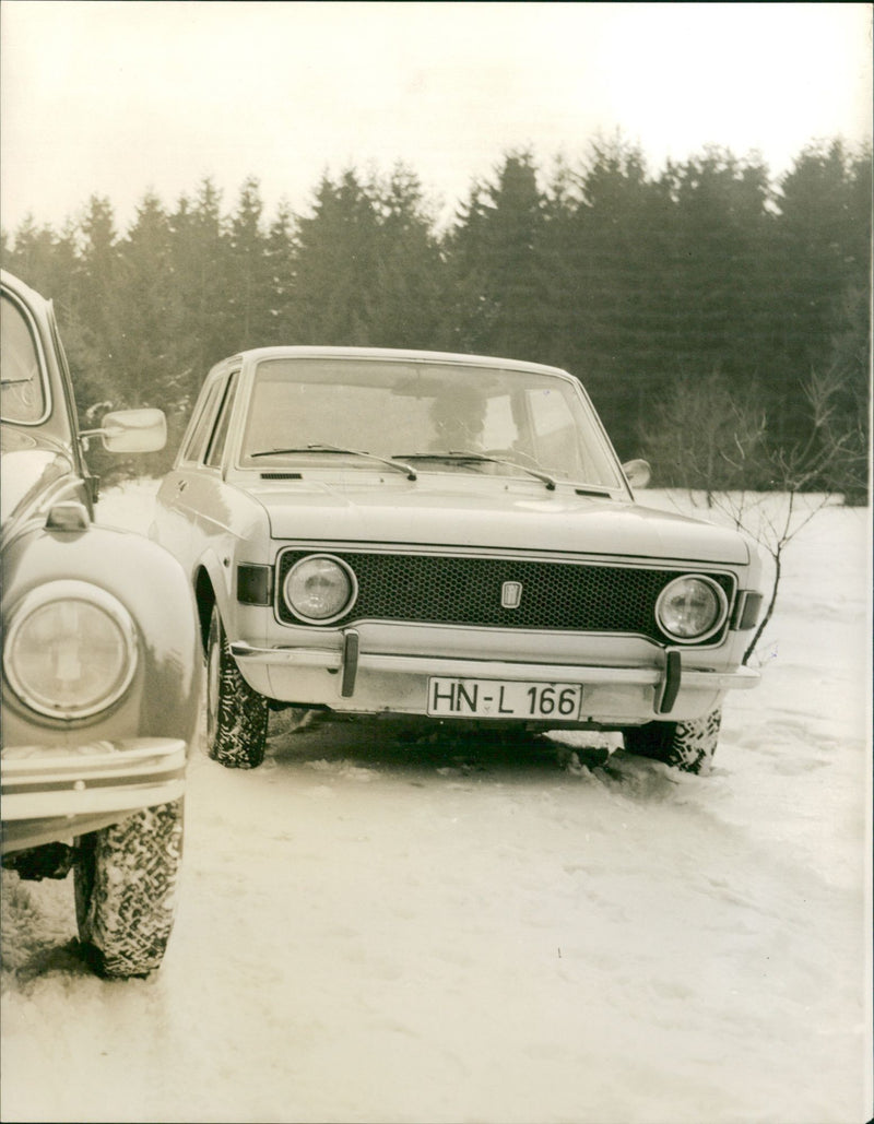 1970 Fiat 128 - Vintage Photograph