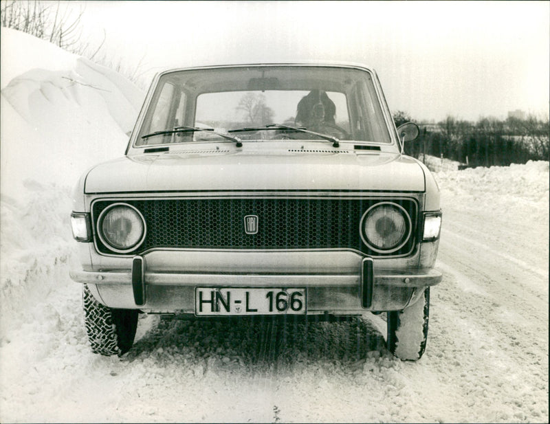 1970 Fiat 128 - Vintage Photograph