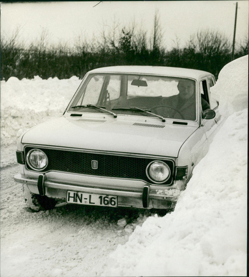 1970 Fiat 128 - Vintage Photograph