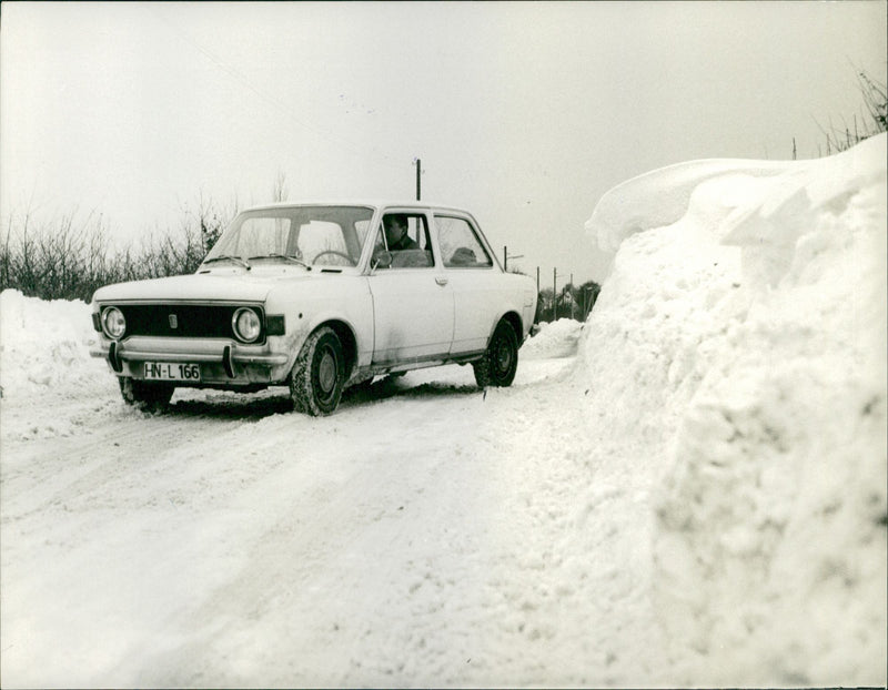 1970 Fiat 128 - Vintage Photograph