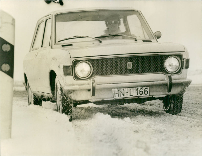 1970 Fiat 128 - Vintage Photograph