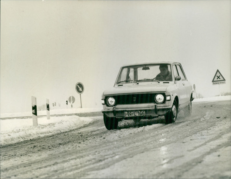 1970 Fiat 128 - Vintage Photograph