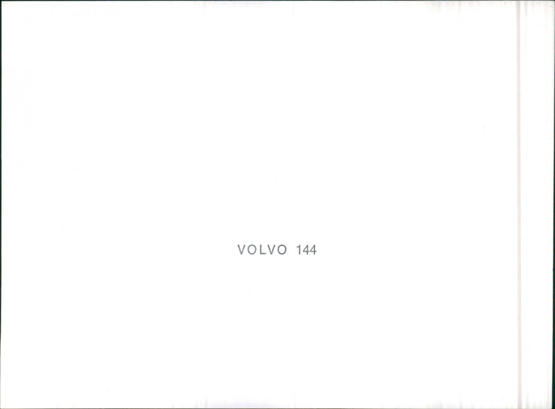 Volvo 144 - Vintage Photograph