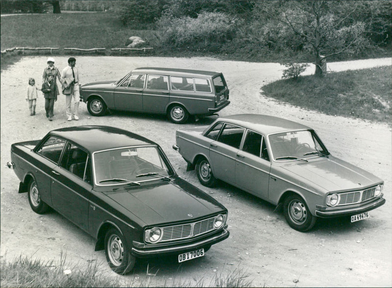 Volvo 142, Volvo 144 and Volvo 145 - Vintage Photograph