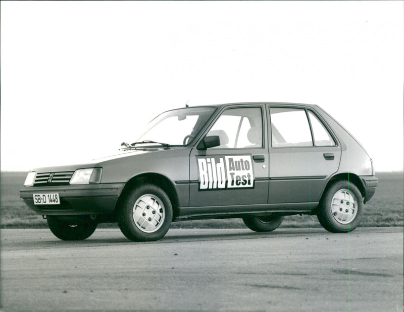 Side View of Peugeot 205 GRD Diesel - Vintage Photograph