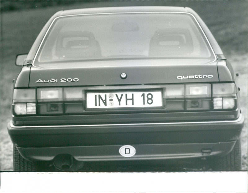 Audi 200 Turbo - Vintage Photograph