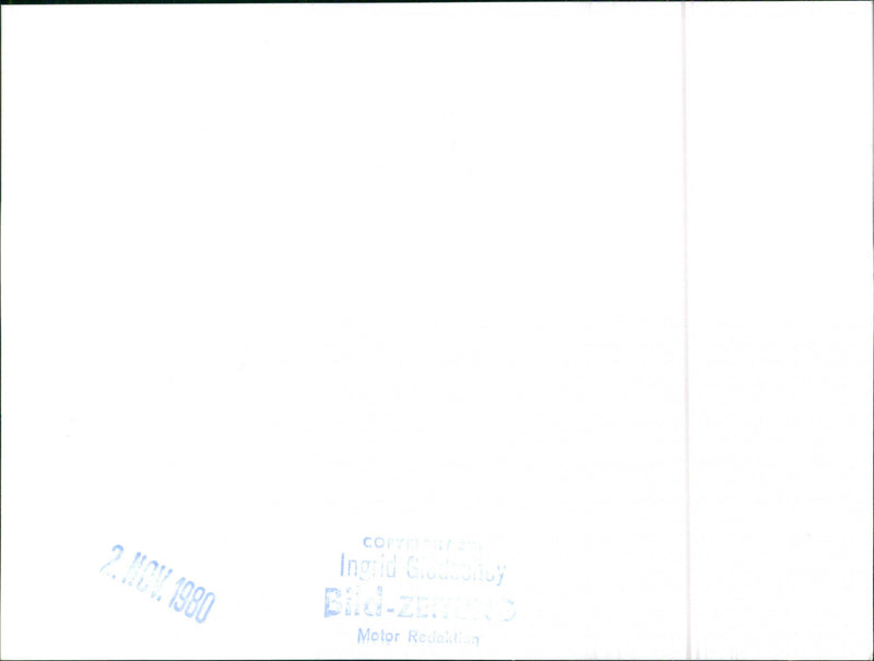 Audi 80GL Diesel - Vintage Photograph