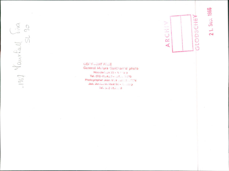 Vauxhall Viva SL90 - Vintage Photograph