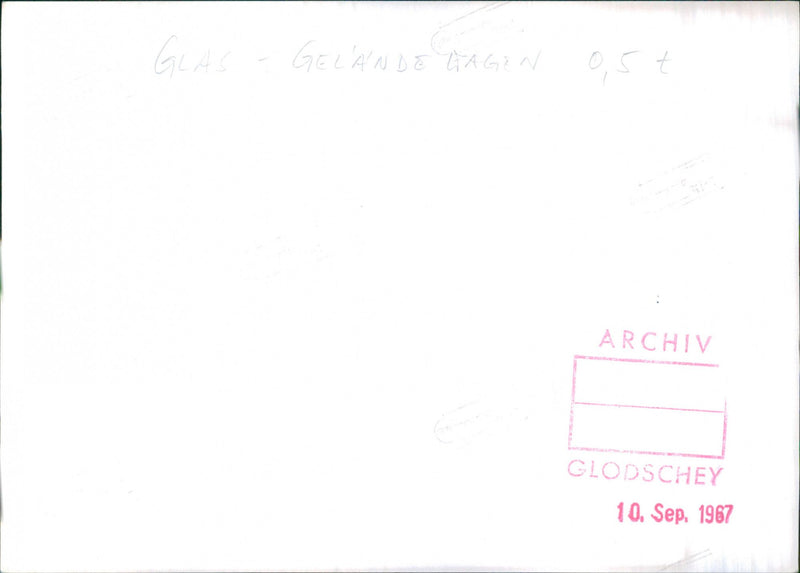 GLAS Geländewagen 0,5 t - Vintage Photograph