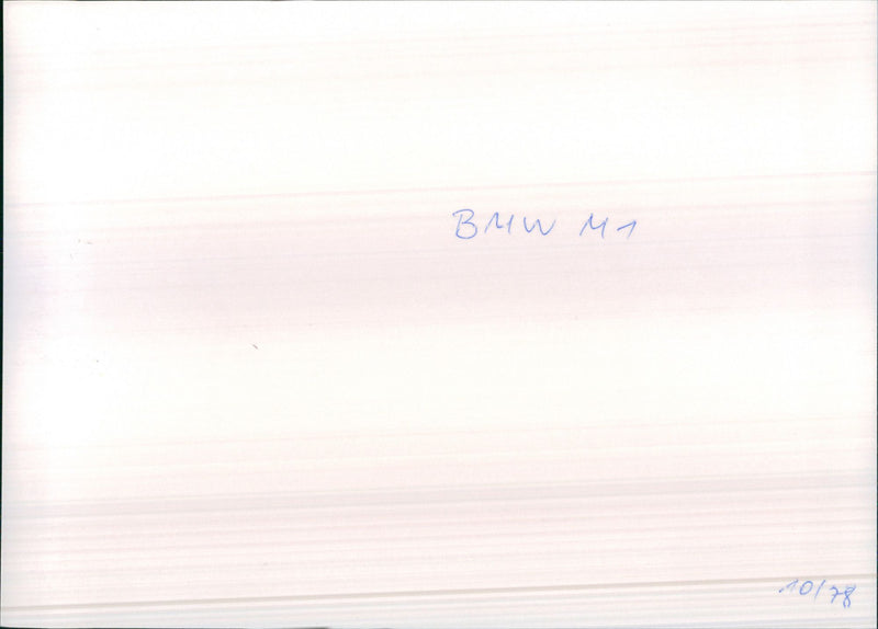 BMW. - Vintage Photograph