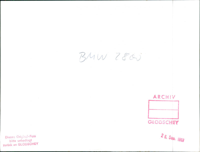 BMW 2800 - Vintage Photograph