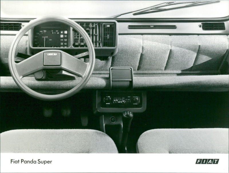 Fiat Panda Super Cockpit - Vintage Photograph