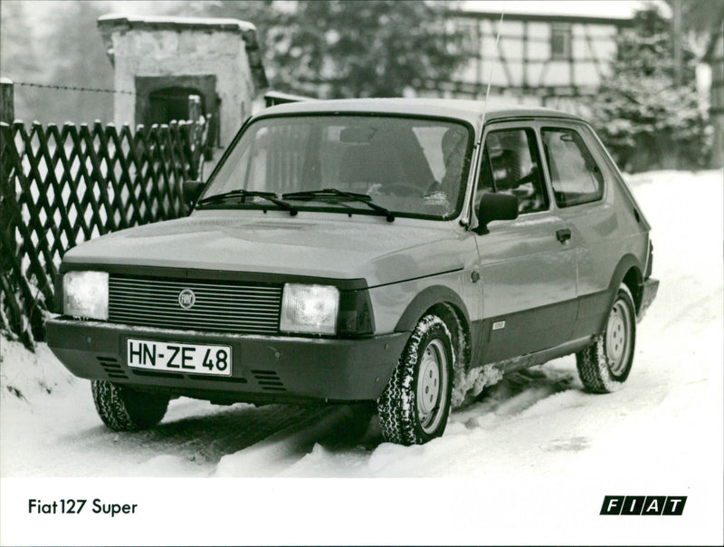 Fiat 127 Super - Vintage Photograph