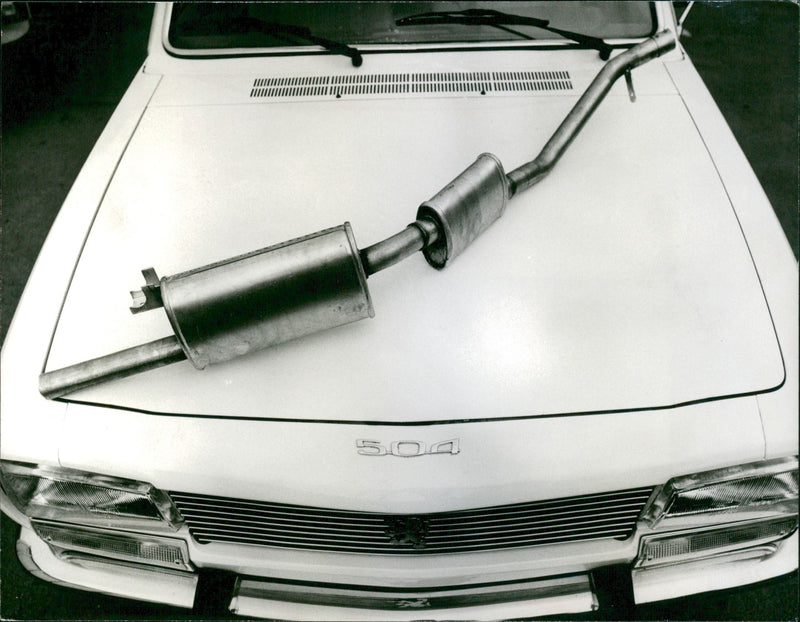 1977 Peugeot 504 Front View - Vintage Photograph