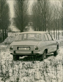 1977 Peugeot 504 Back View - Vintage Photograph