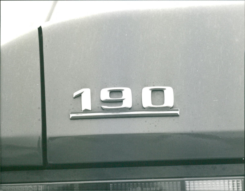 Mercedes-Benz 190E - Vintage Photograph
