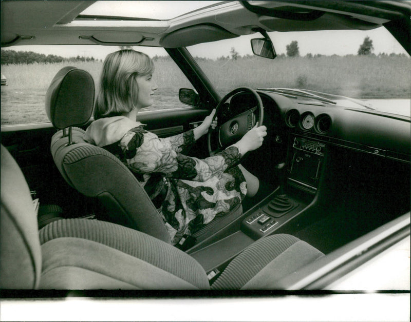 1972 Mercedes Benz SLC - Vintage Photograph