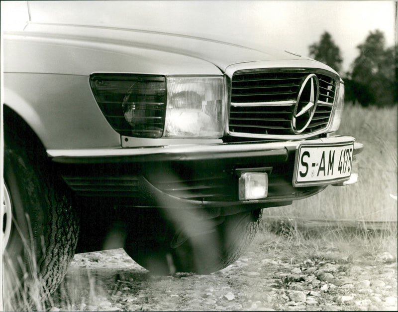 1972 Mercedes-Benz 350 SLC, S-AM 4175 - Vintage Photograph
