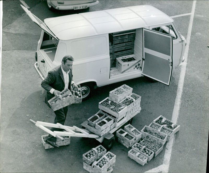 Fiat van - Vintage Photograph