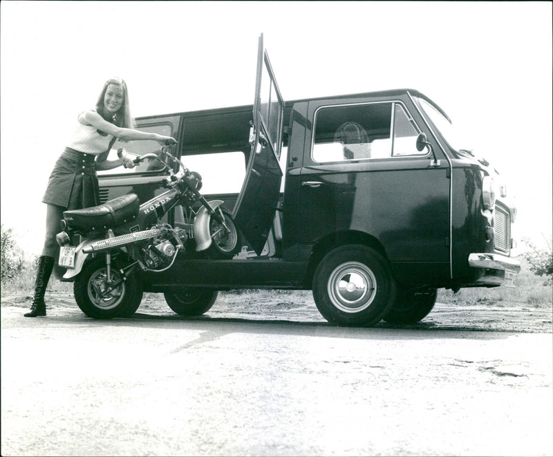 Fiat van - Vintage Photograph