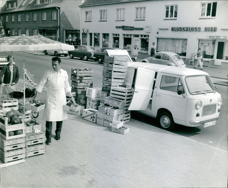 Fiat van - Vintage Photograph