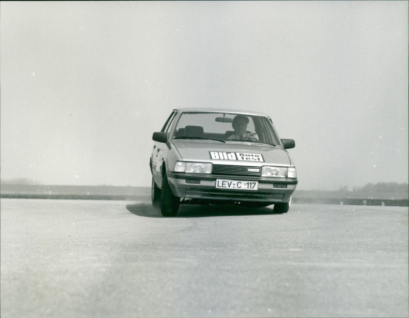 1970 Mazda 626, test run - Vintage Photograph