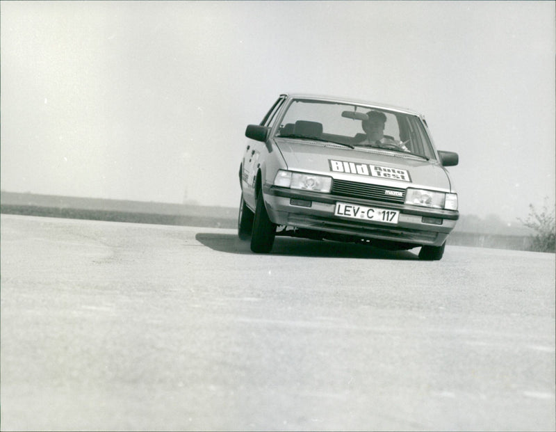 1970 Mazda 626, test run - Vintage Photograph