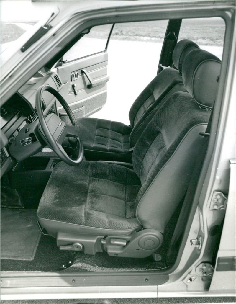 1970 Mazda 626, front seats - Vintage Photograph