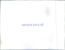 Datsun 240K-GT - Vintage Photograph