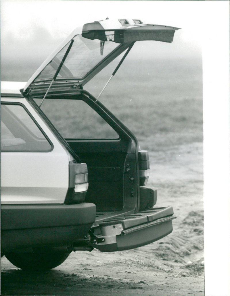 Back of Fiat Marengo - Vintage Photograph