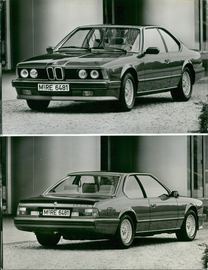 BMW 635 CSi and BMW M 635 CSi - Vintage Photograph