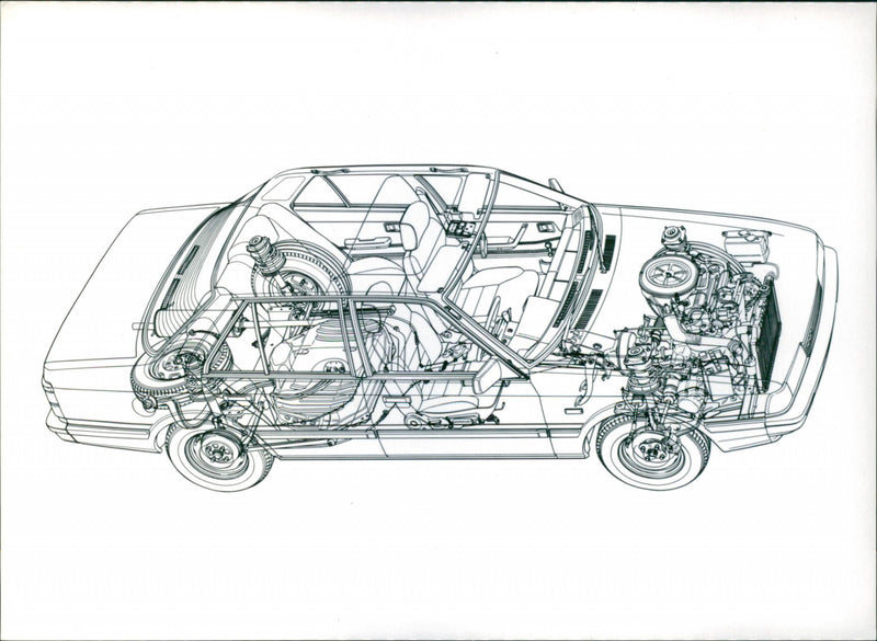 Mazda 626. - Vintage Photograph