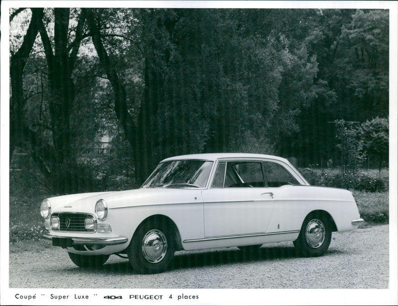 Peugeot 404 Coupe Super Luxe - Vintage Photograph