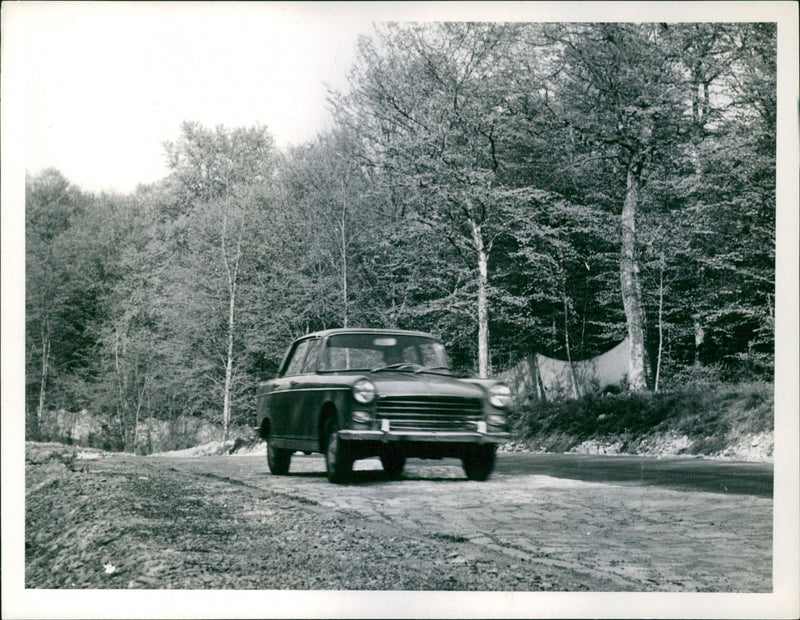 Peugeot 404 Vintage Car - Vintage Photograph